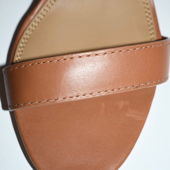 TORY BURCH EVERLY 65 MM SANDALS ROYAL TAN LEATHER - Picture 11 of 11